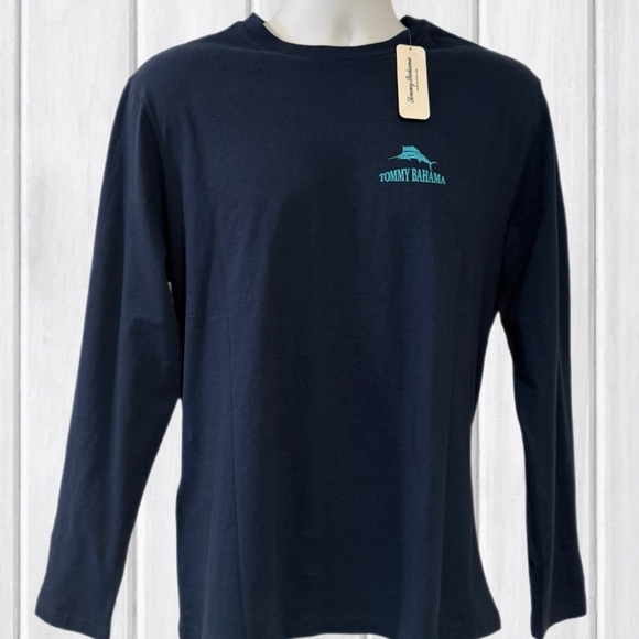NWT - Tommy Bahama Men’s 
FAST & FURRIEST LONG SLEEVE TEE 
Size - Small - Picture 1 of 11